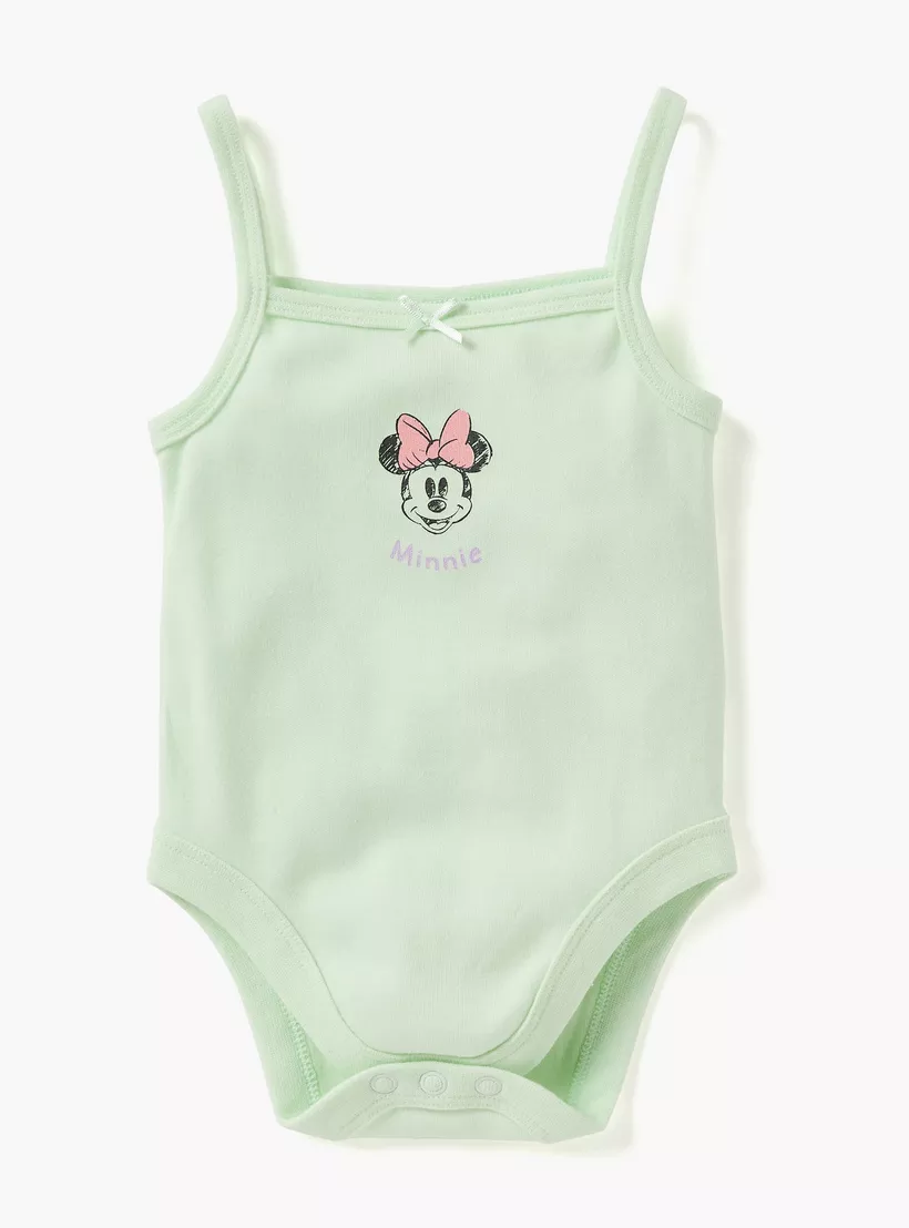Disney Minnie Mouse and Daisy Duck Print Sleeveless Bodysuit - Set of 4-2