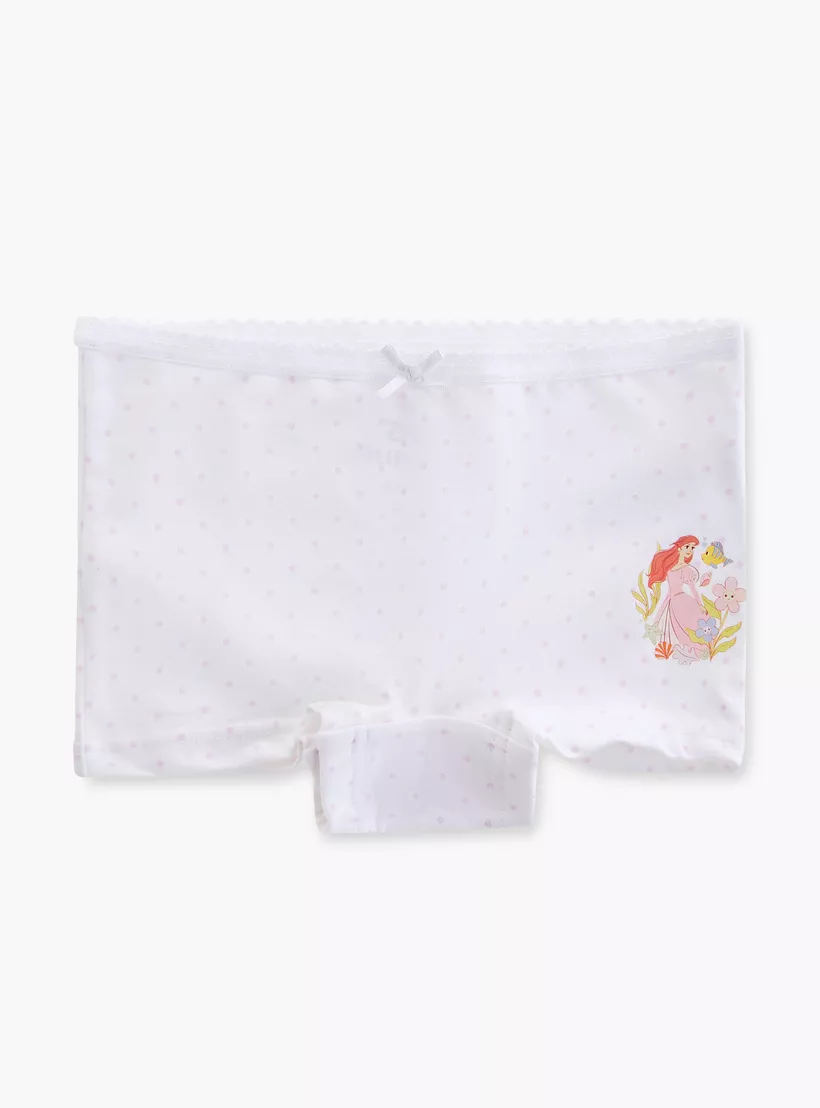 Disney Princess Print Boyshorts with Elasticated Waistband - Set of 3-2