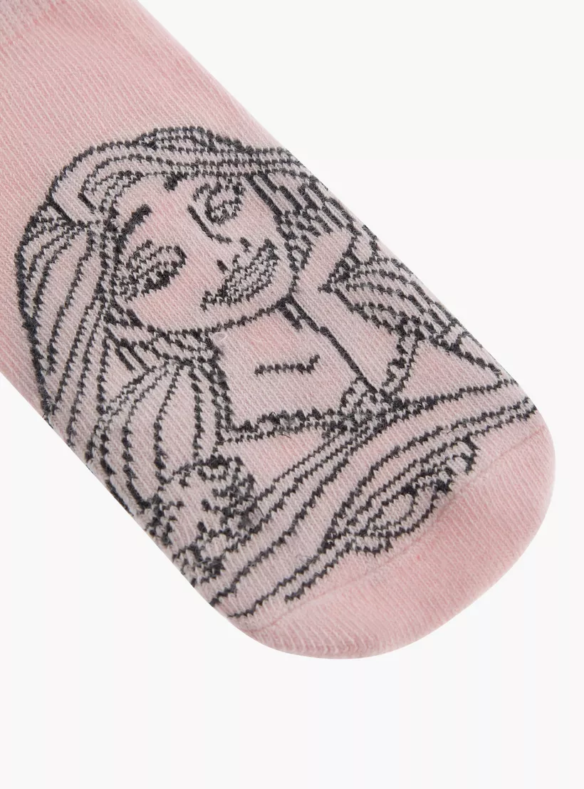 Disney Printed Ankle Length Socks - Set of 3-3
