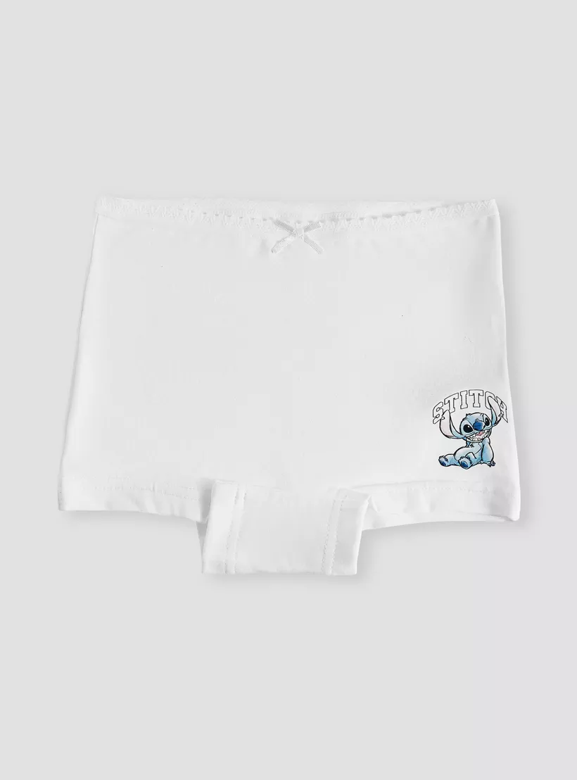 Disney Stitch and Angel Print Briefs - Set of 3-3