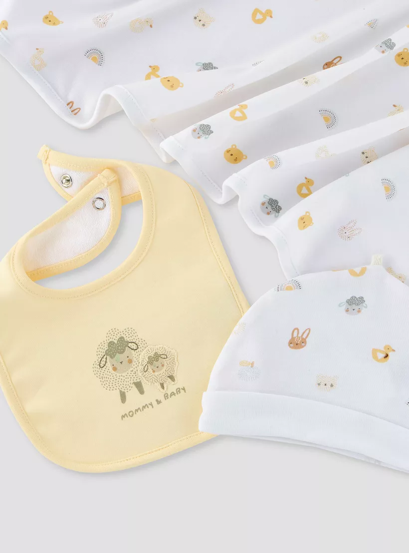 Giggles 6-Piece Printed Clothing Set-4