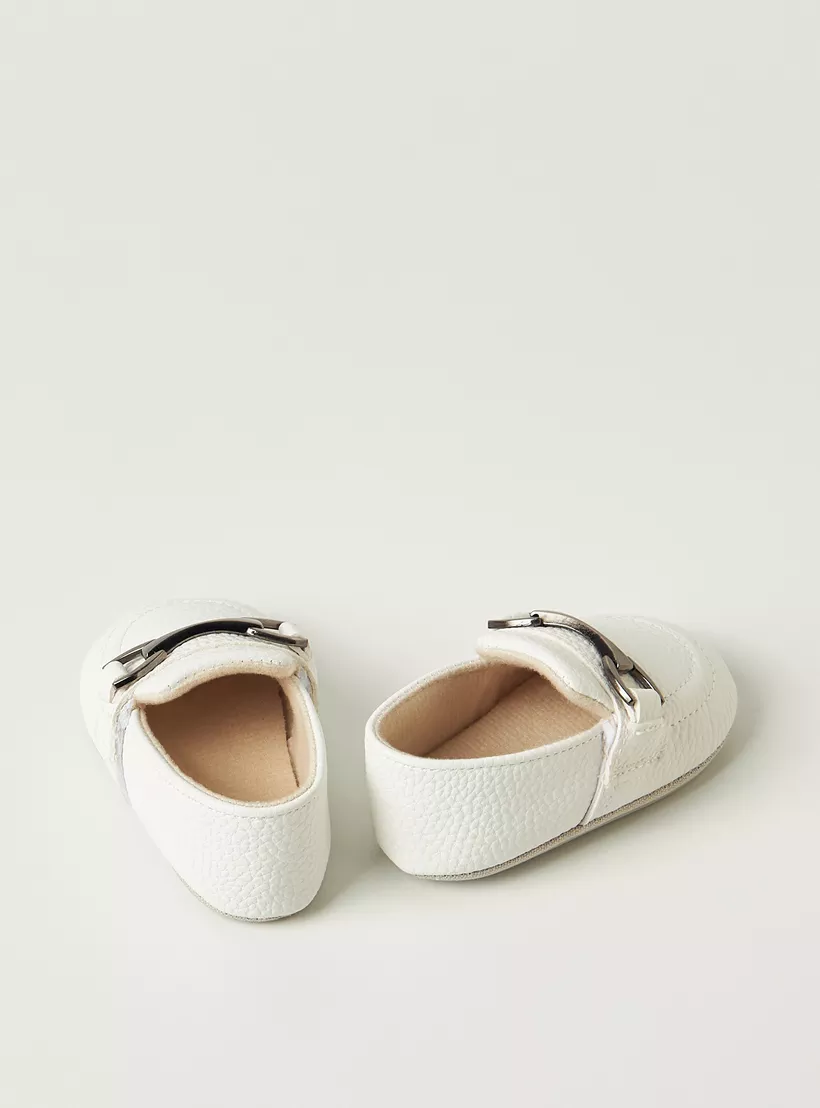 Giggles Metal Accent Slip-On Booties-3