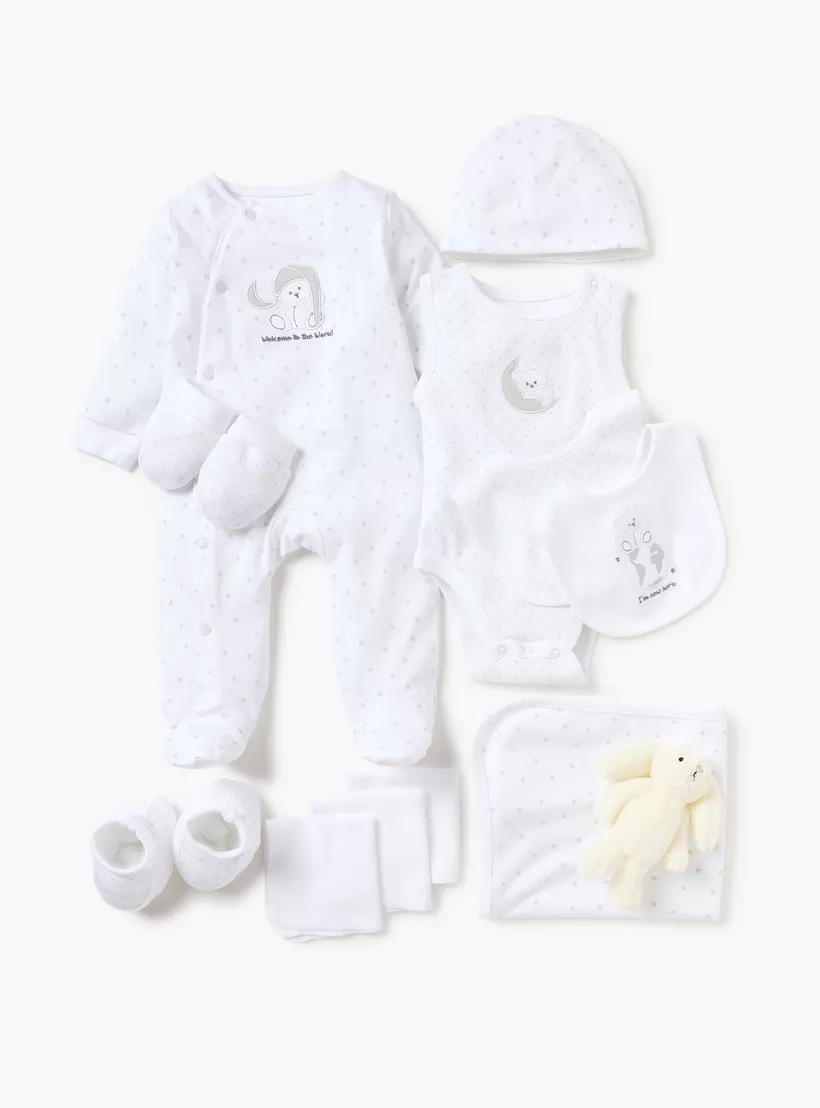 Giggles Printed 12-Piece Clothing Set-2