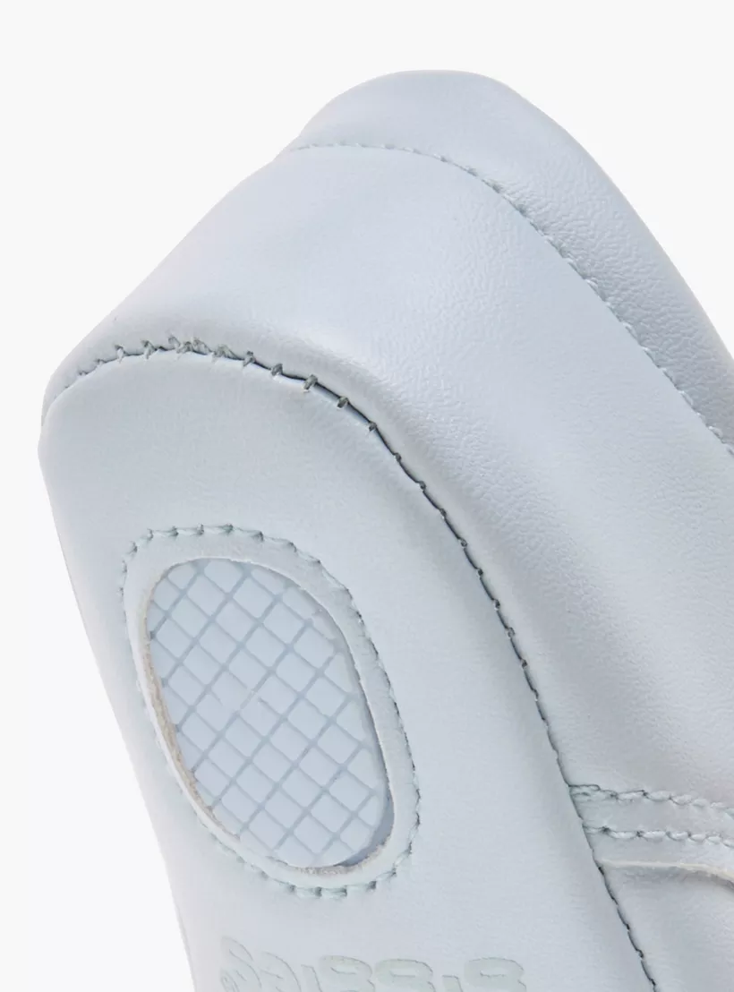 Giggles Solid Faux Leather Booties with Hook and Loop Closure-4