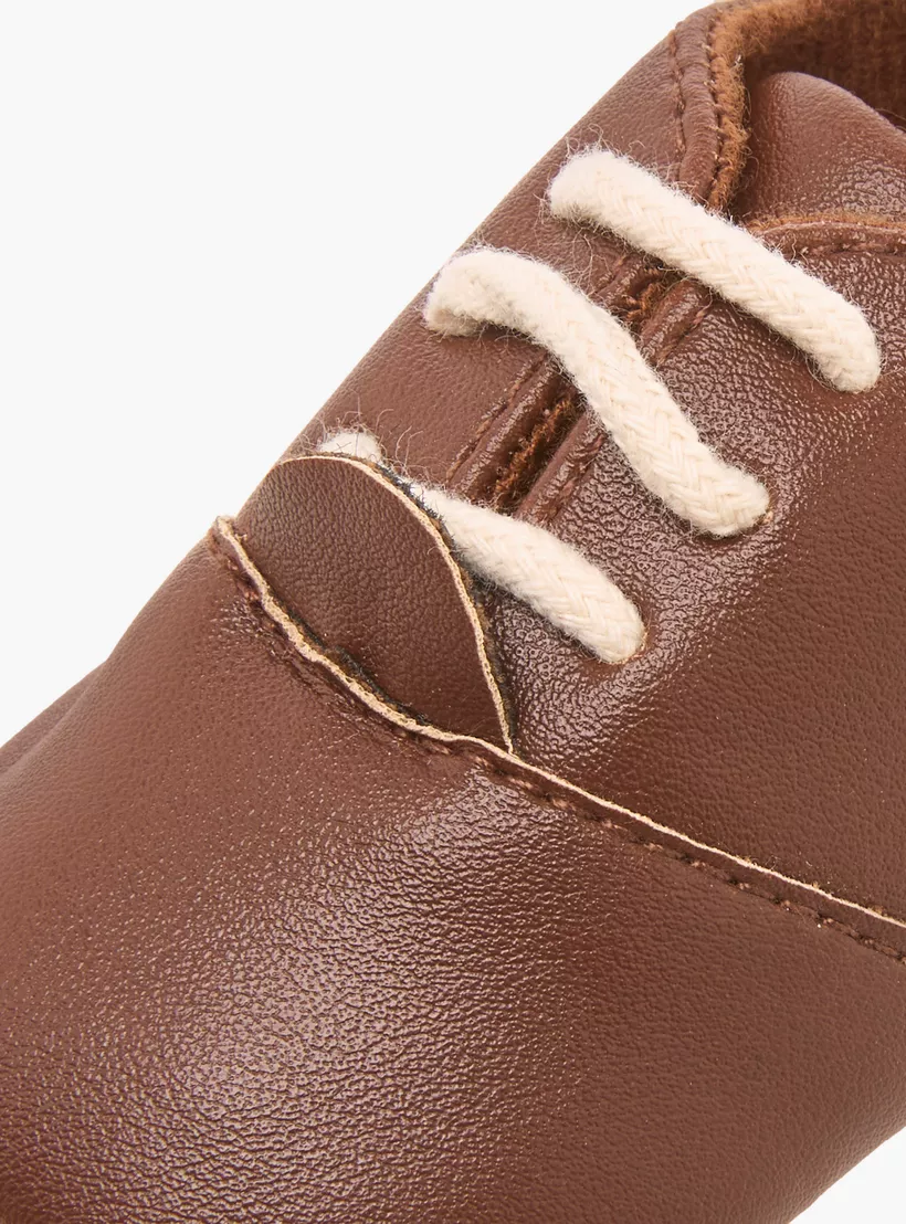 Giggles Solid Faux Leather Slip-On Booties-3