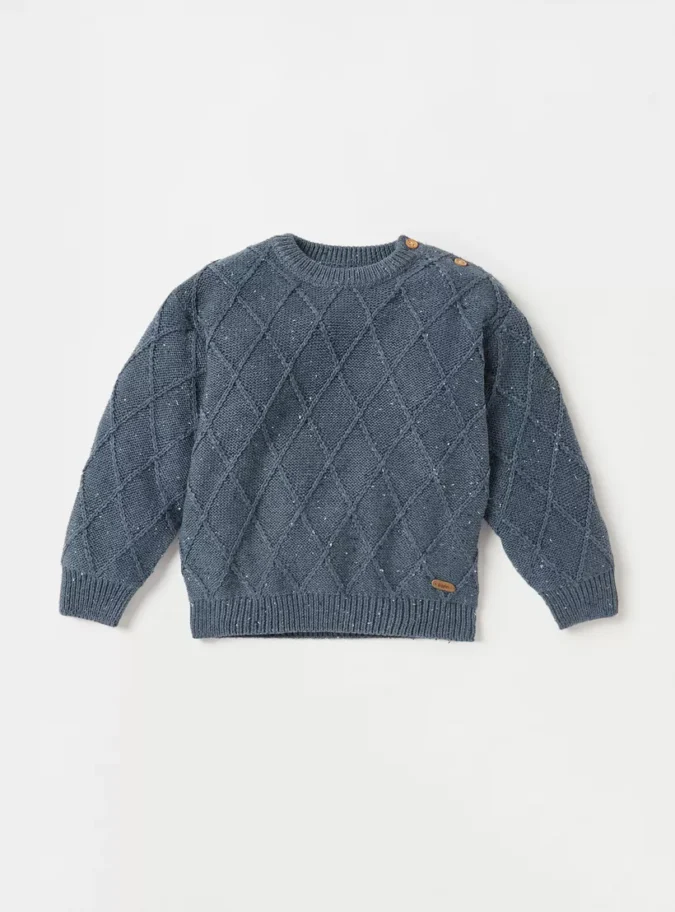 Giggles Textured Sweatshirt and Jog Set-2
