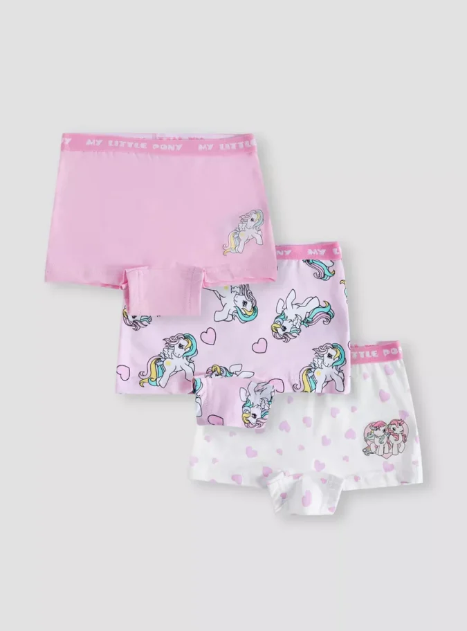 Hasbro My Little Pony Print Boxer Briefs - Set of 3-1