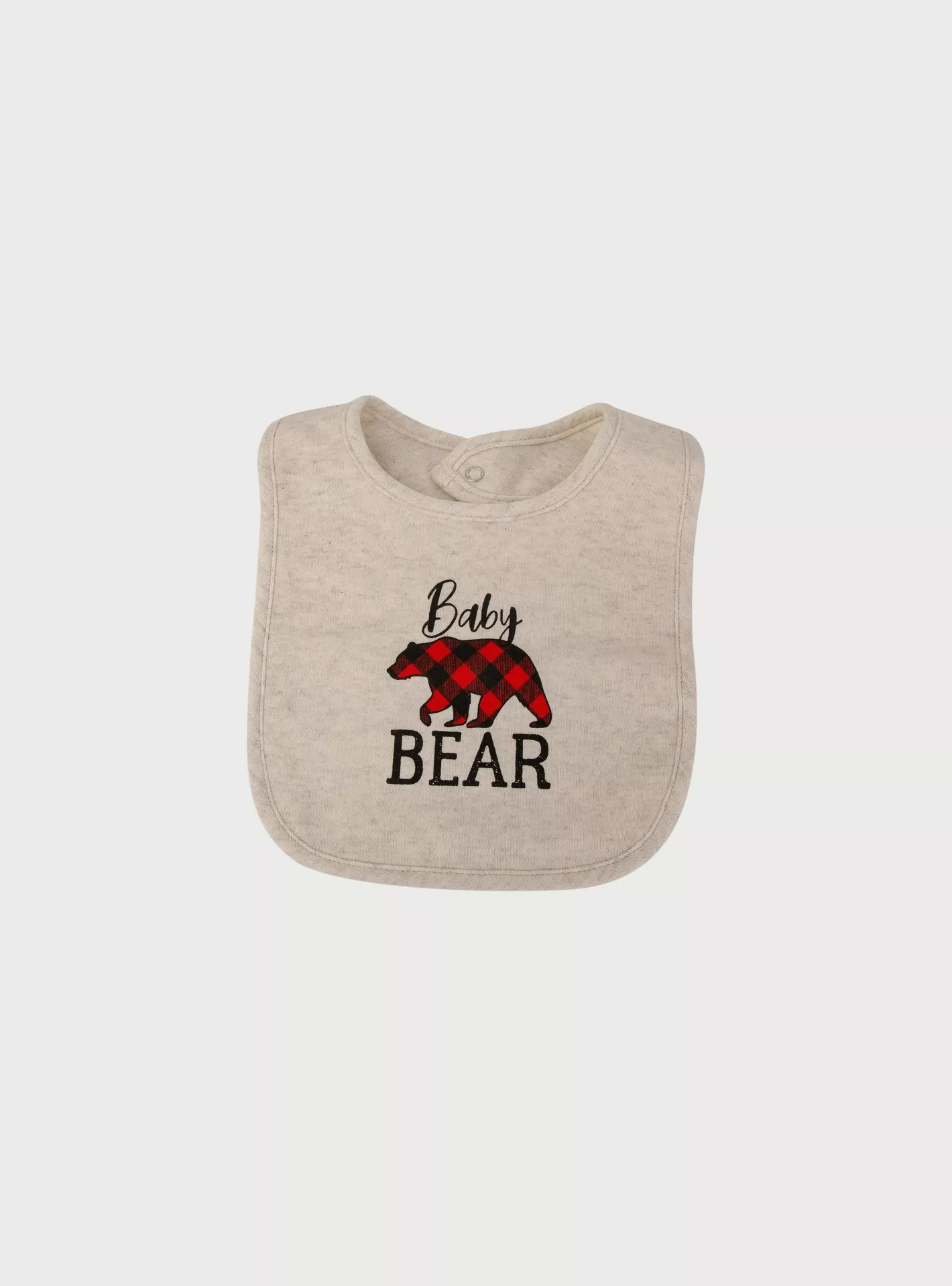 Hudson Baby Bib & Socks Set 5-Piece Baby Bear Plaid-2