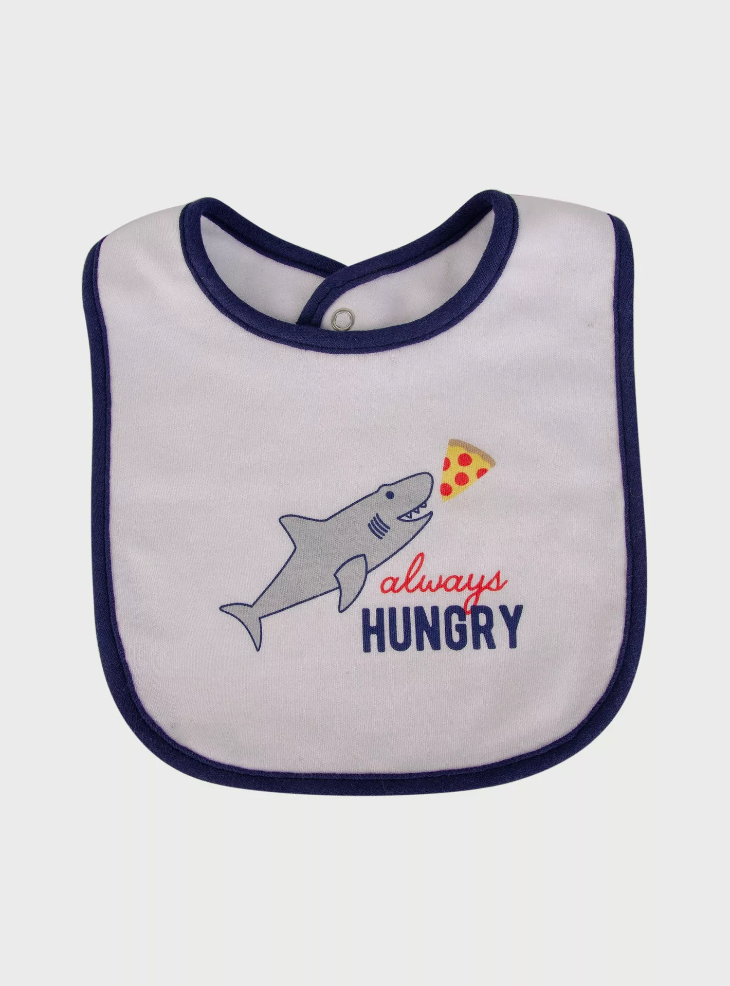 Hudson Baby Bib & Socks Set 5-Piece Hungry Shark-2