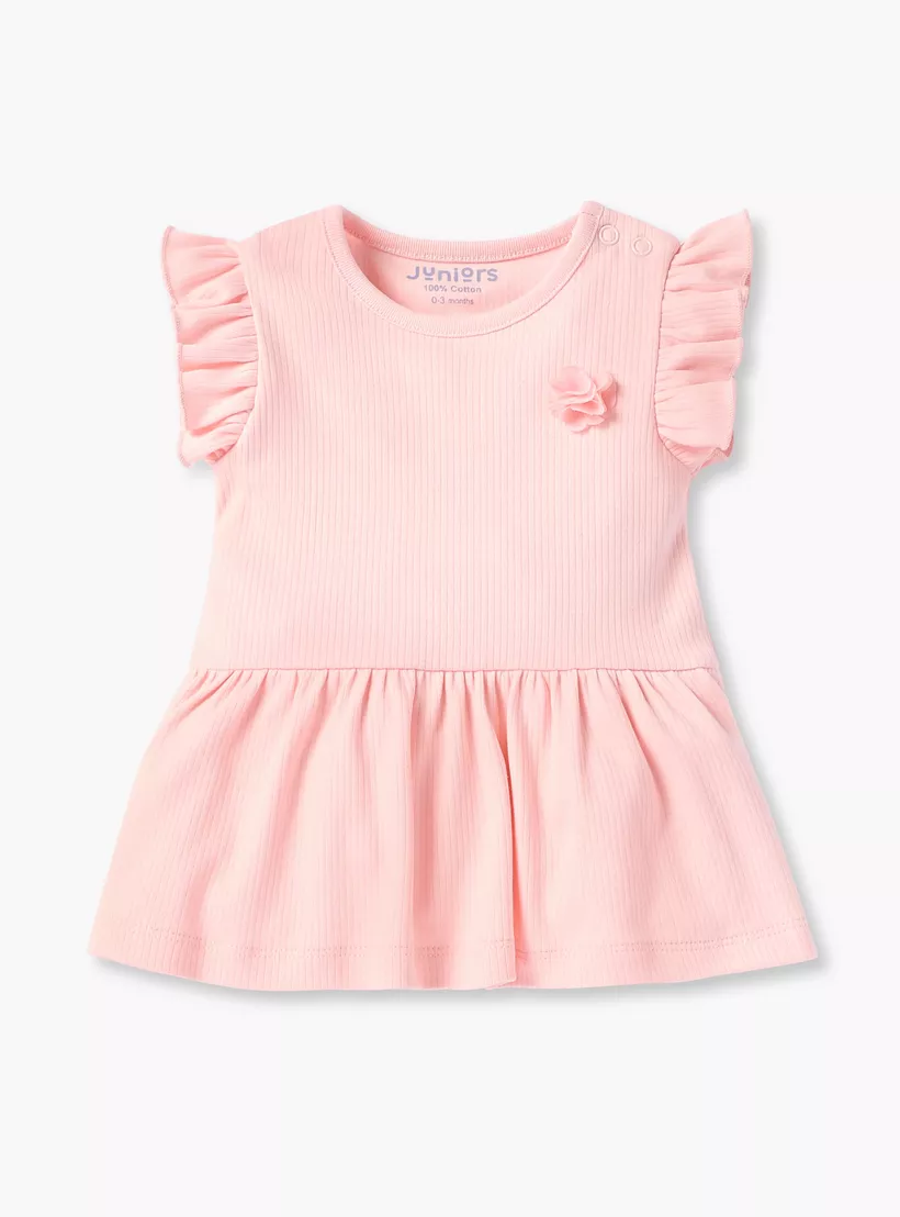 Juniors 3-Piece A-line Dress and Headband Set-3