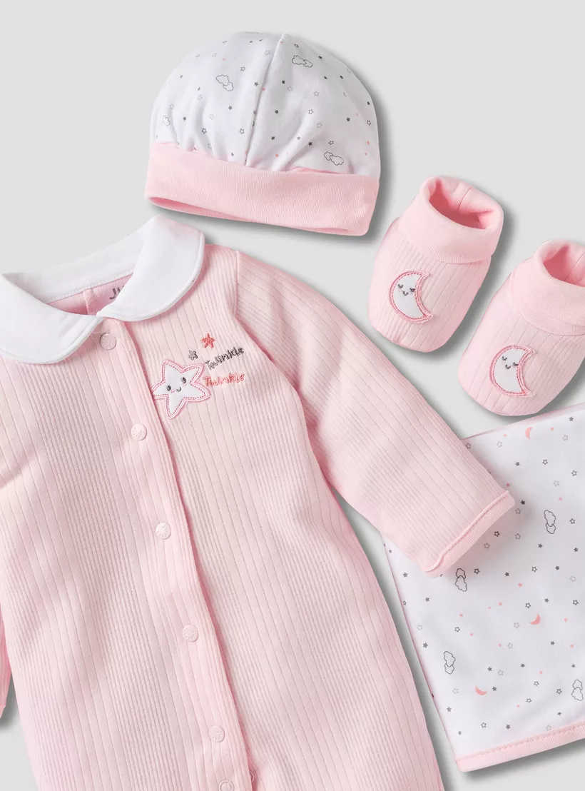 Juniors 5-Piece Textured Clothing Set-3