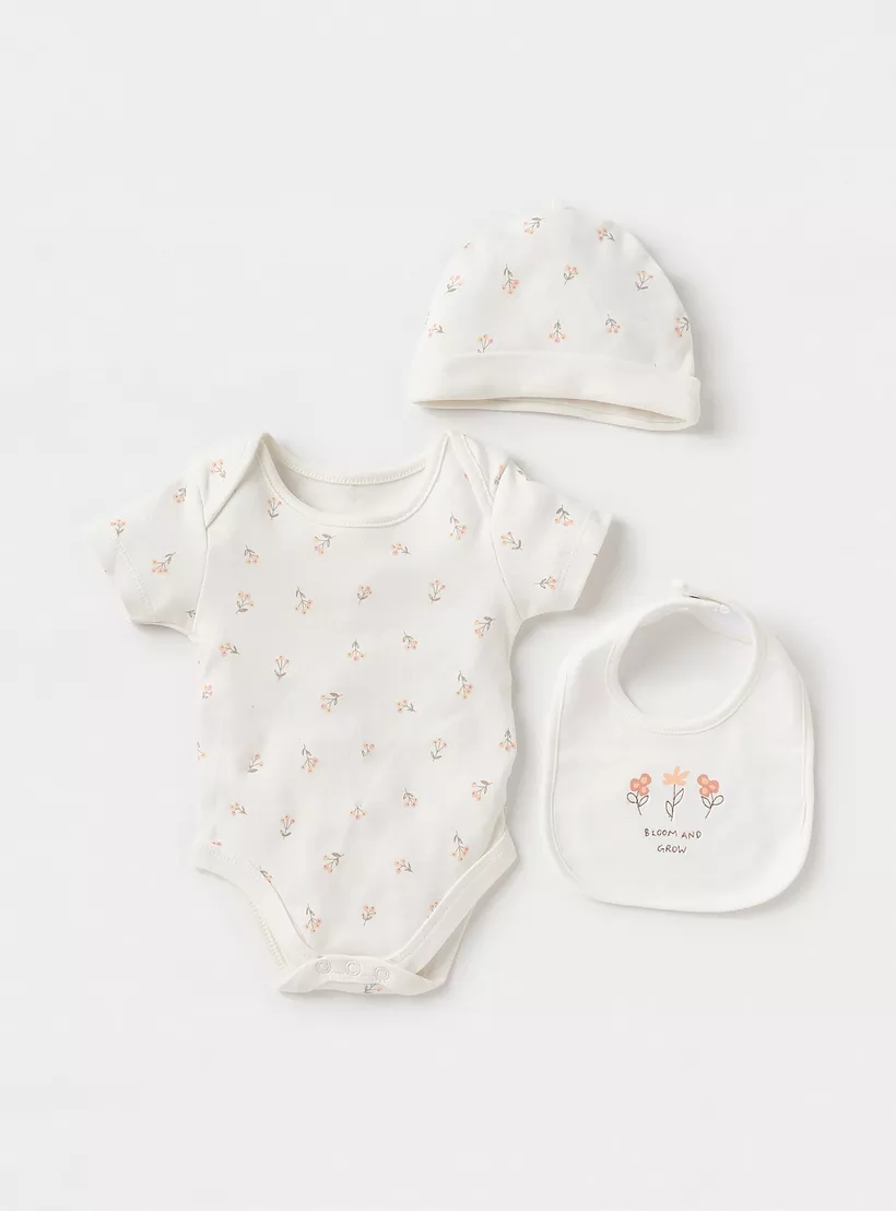 Juniors 6-Piece Floral Print Clothing Gift Set-4