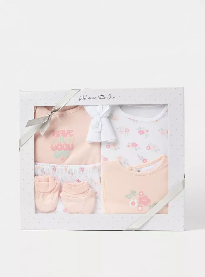 Juniors 7-Piece Floral Print Clothing Gift Set-1