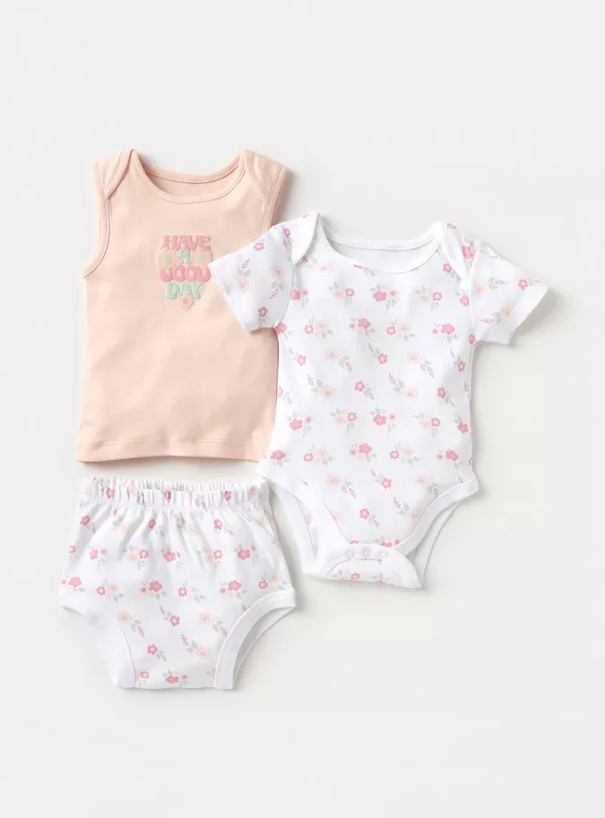 Juniors 7-Piece Floral Print Clothing Gift Set-3
