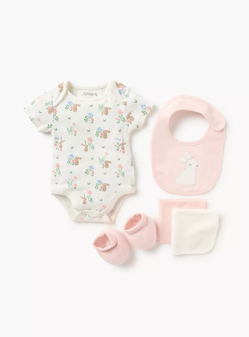 Juniors 8-Piece Bunny Print Clothing Set-4