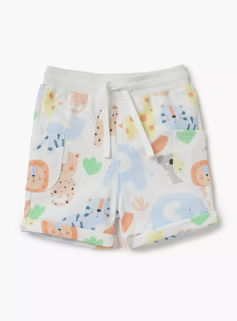 Juniors Animal Print Shorts - Set of 2-3