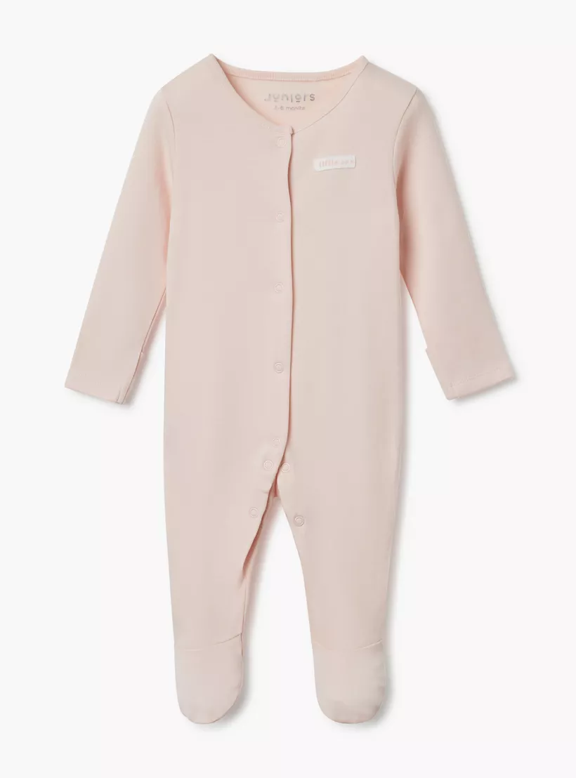 Juniors Assorted Closed Feet Sleepsuit with Long Sleeves - Set of 2-2