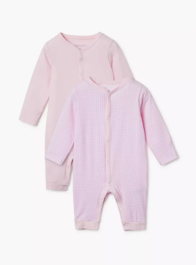 Juniors Assorted Sleepsuit with Long Sleeves - Set of 2-1