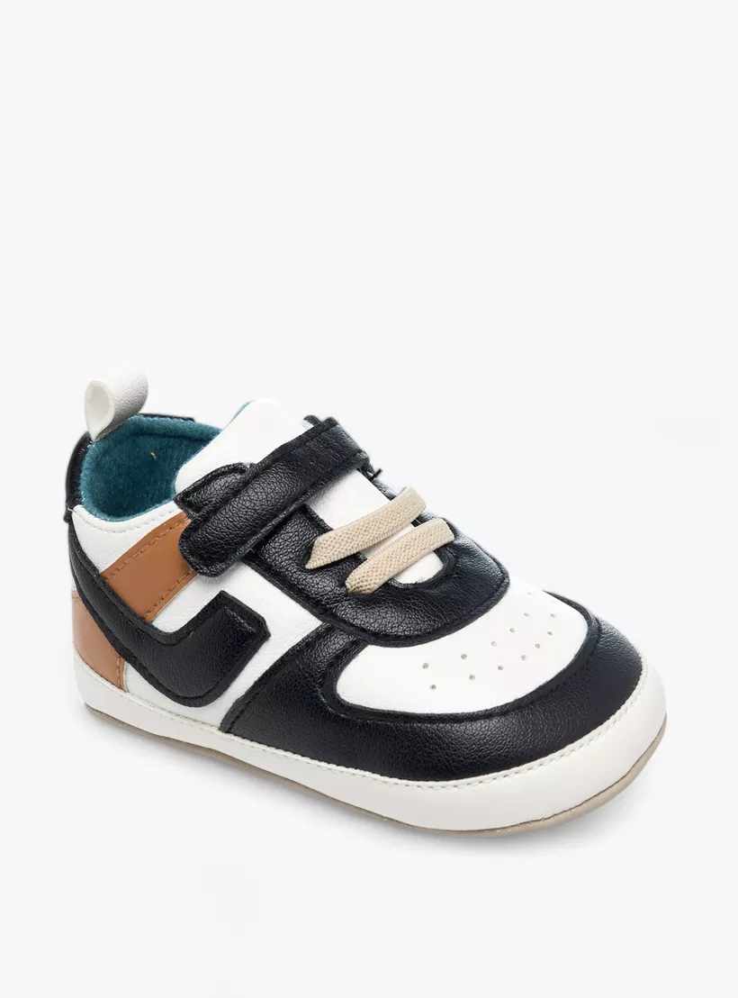 Juniors Colourblock Booties with Hook and Loop Closure -2