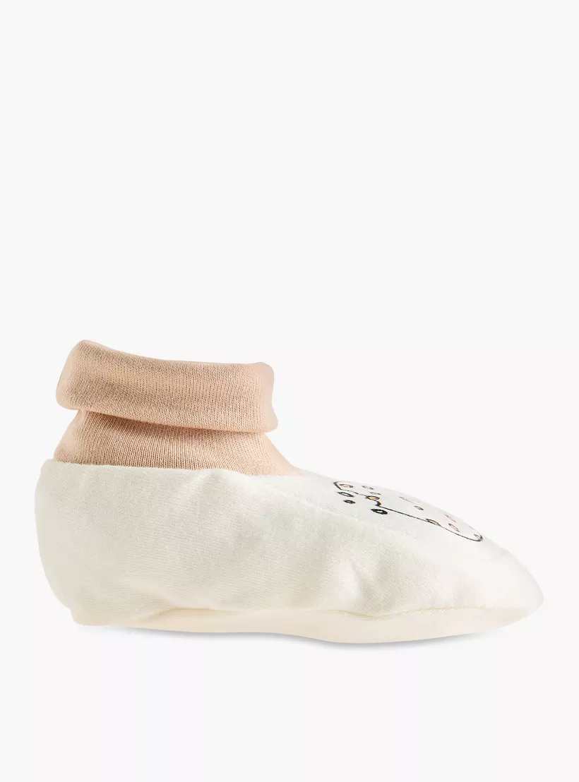 Juniors Cookie Print Booties-3