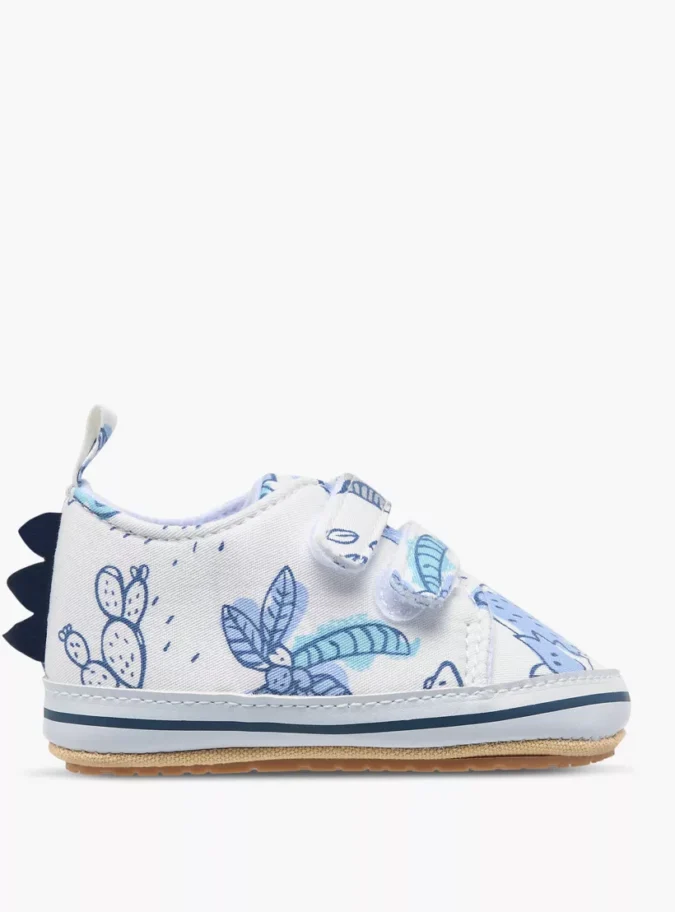 Juniors Dino Print Booties-3