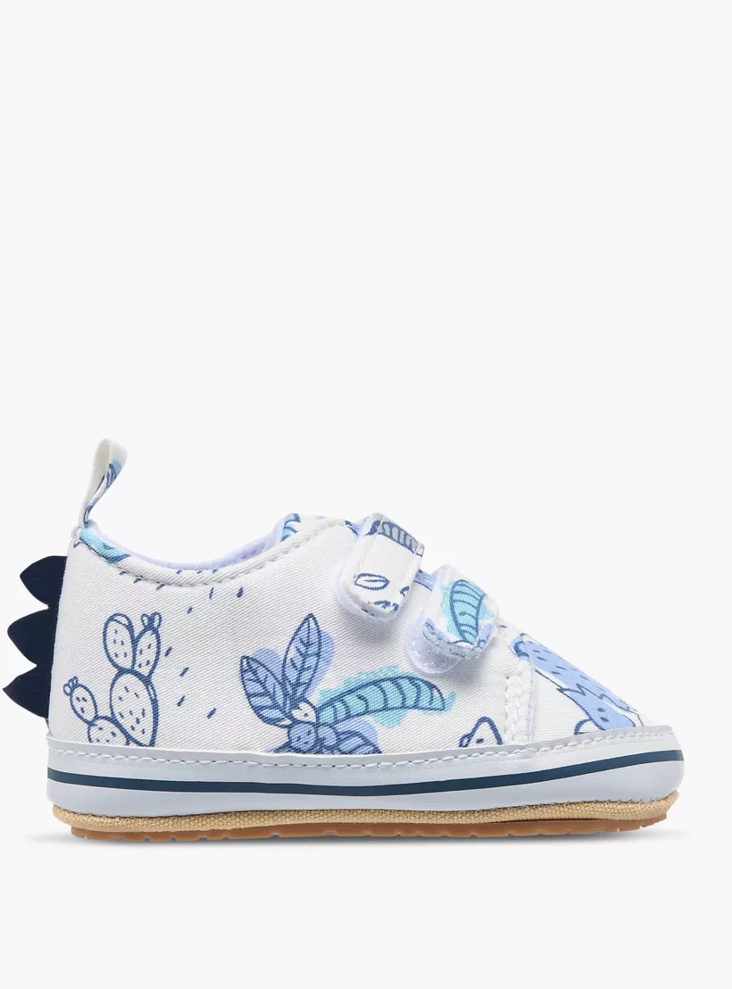 Juniors Dino Print Booties-3