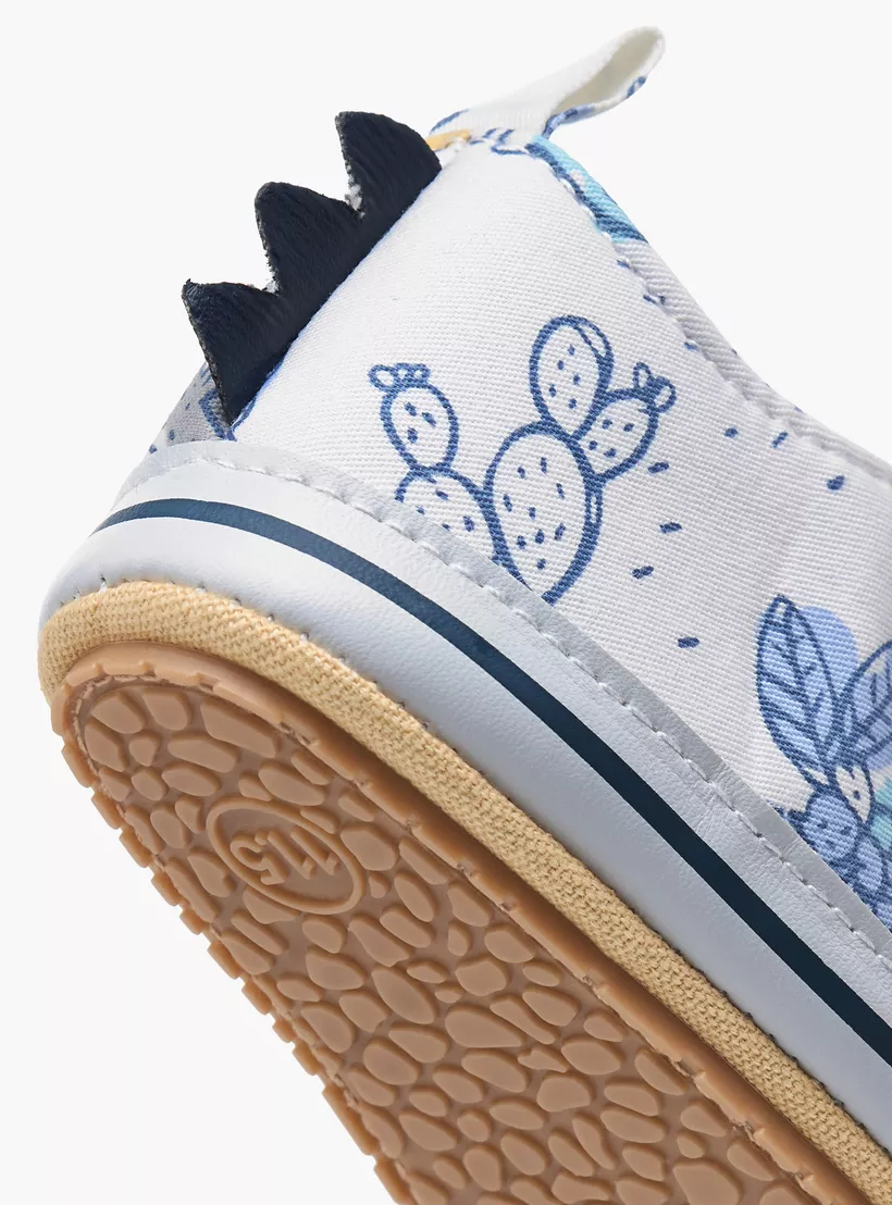 Juniors Dino Print Booties-4