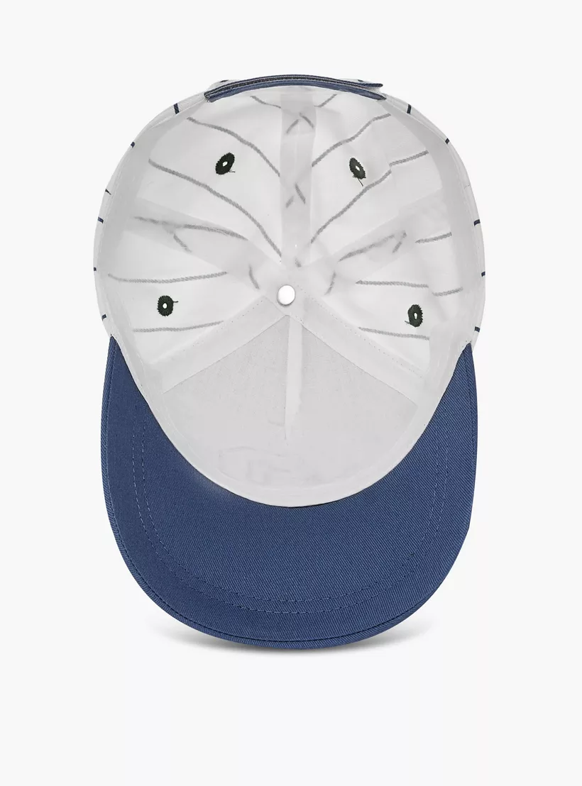 Juniors Dinosaur Embroidered Cap with Hook and Loop Strap Closure-3