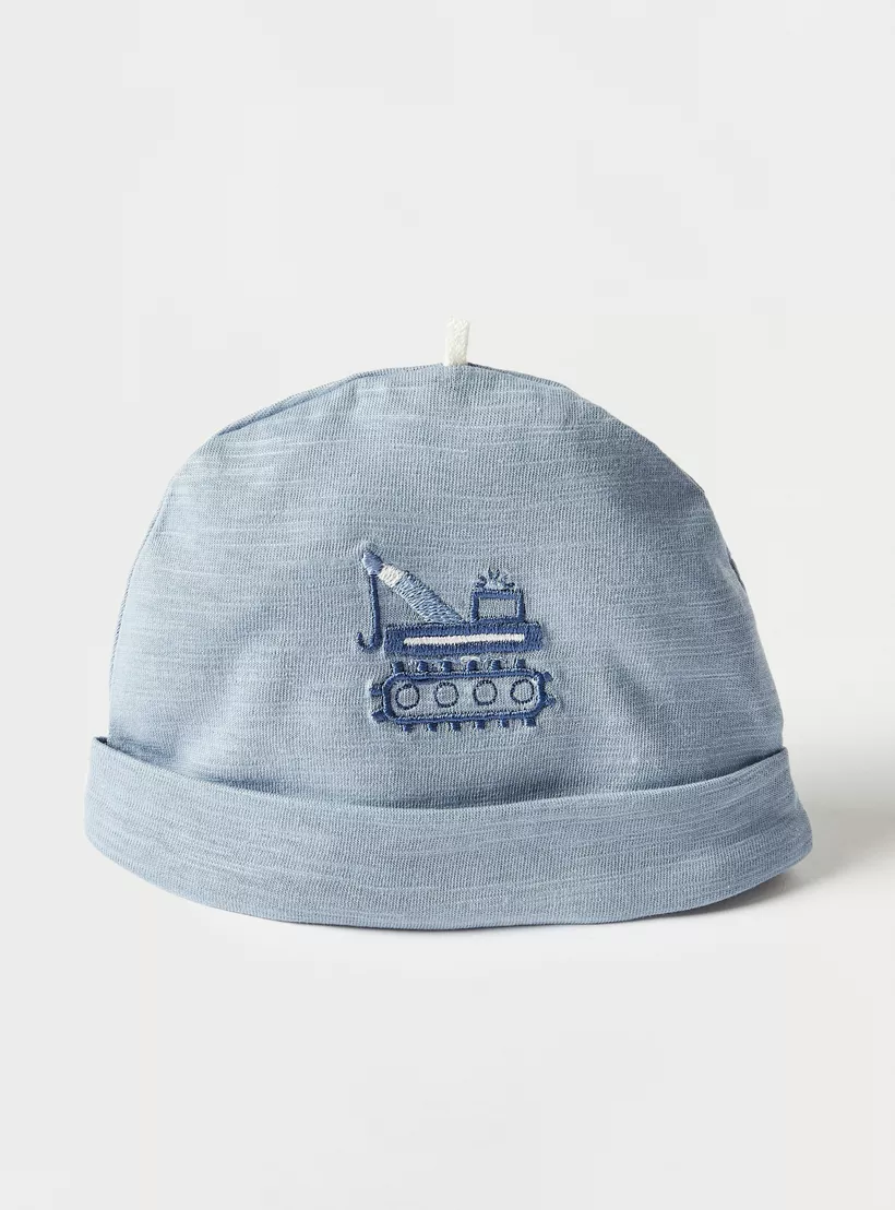 Juniors Embroidered Beanie Cap-3