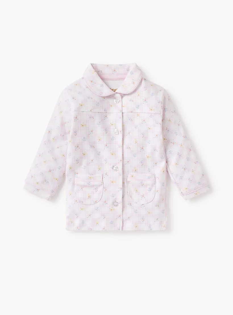 Juniors Floral Print Shirt and Pyjama Set-2