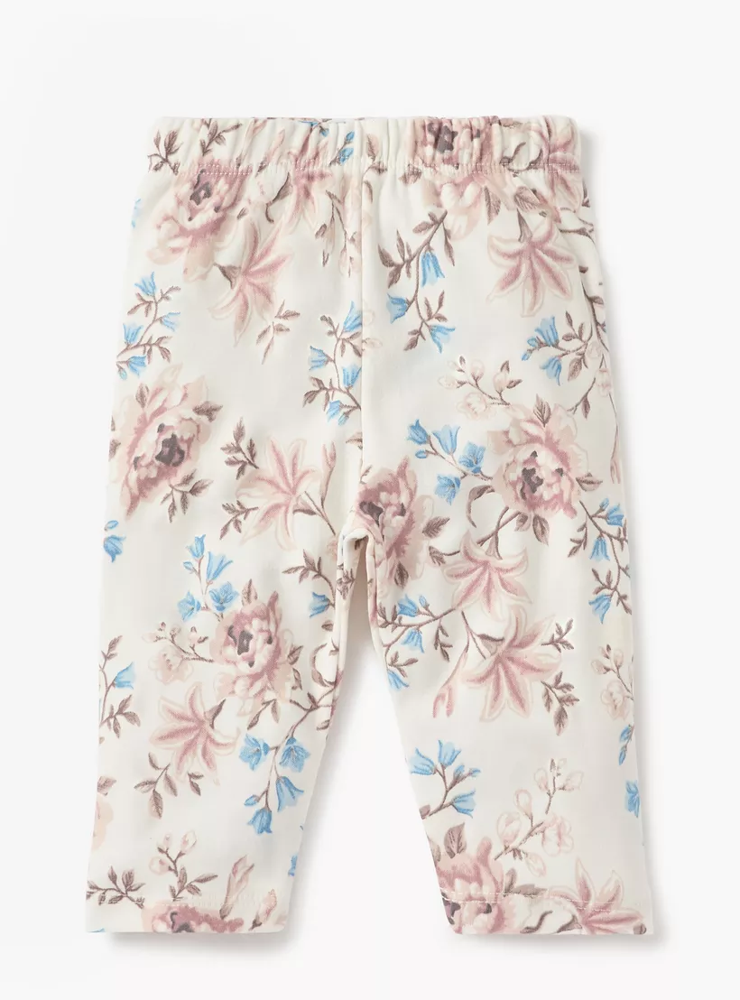Juniors Floral Print Shirt and Pyjama Set-3