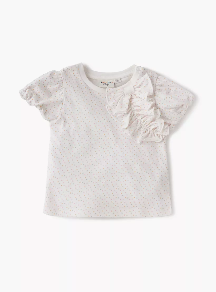 Juniors Floral Print T-shirt - Set of 3-3