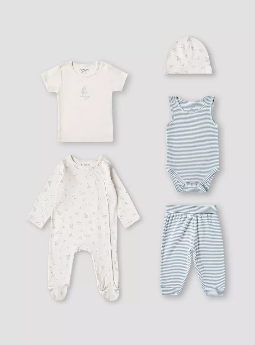 Juniors Printed 6-Piece Clothing Set-2