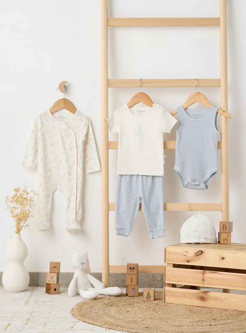 Juniors Printed 6-Piece Clothing Set-3