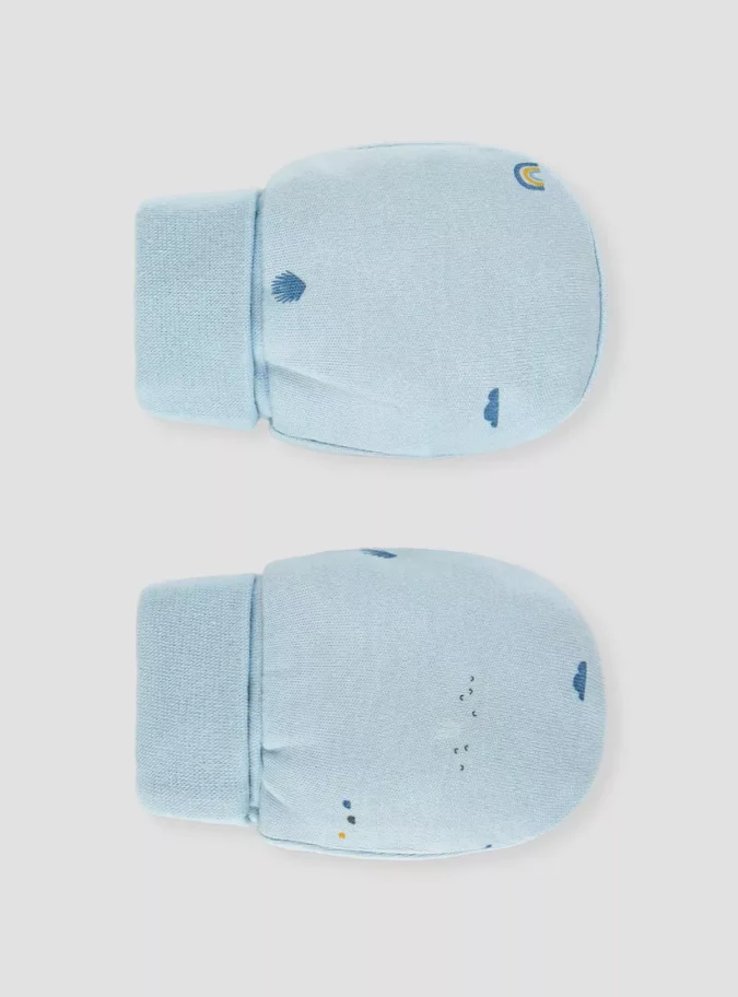 Juniors Printed Baby Mittens - Set of 2-4