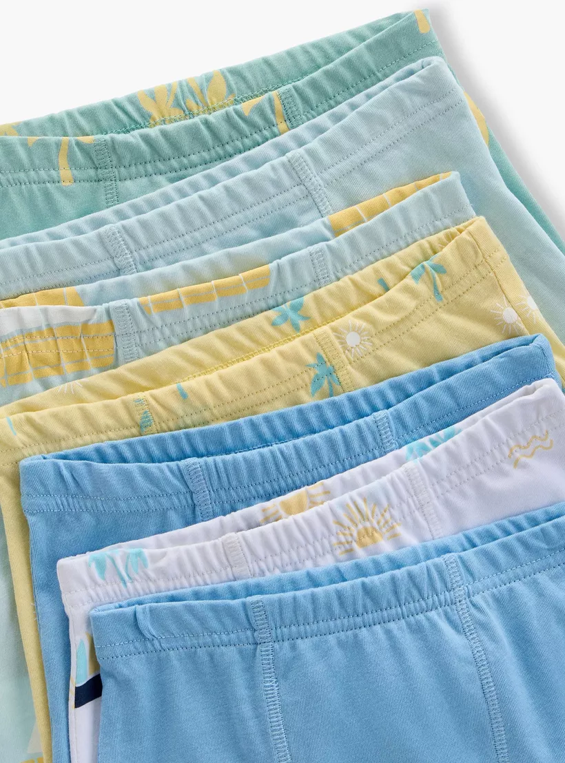 Juniors Printed Boxer Briefs - Set of 7-2