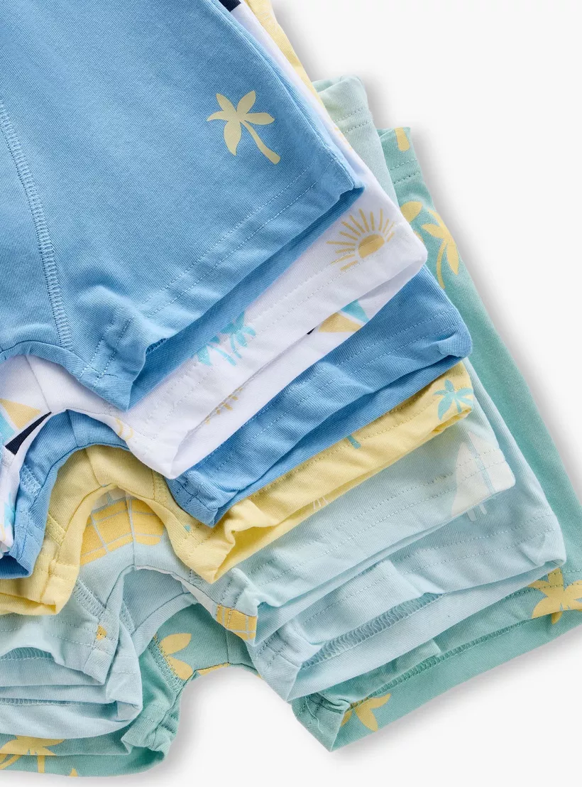 Juniors Printed Boxer Briefs - Set of 7-3
