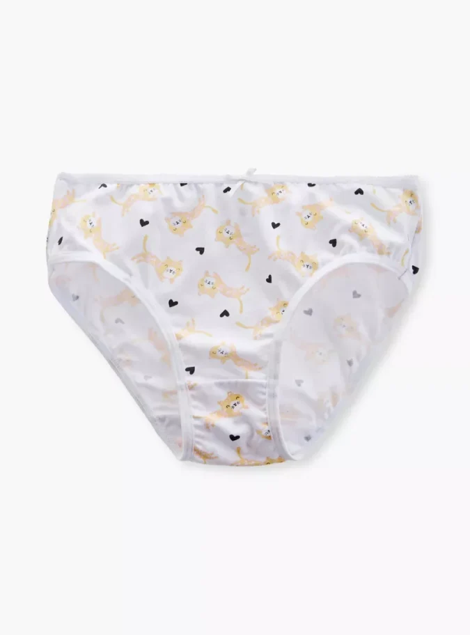 Juniors Printed Briefs with Elasticated Waistband - Set of 5-5