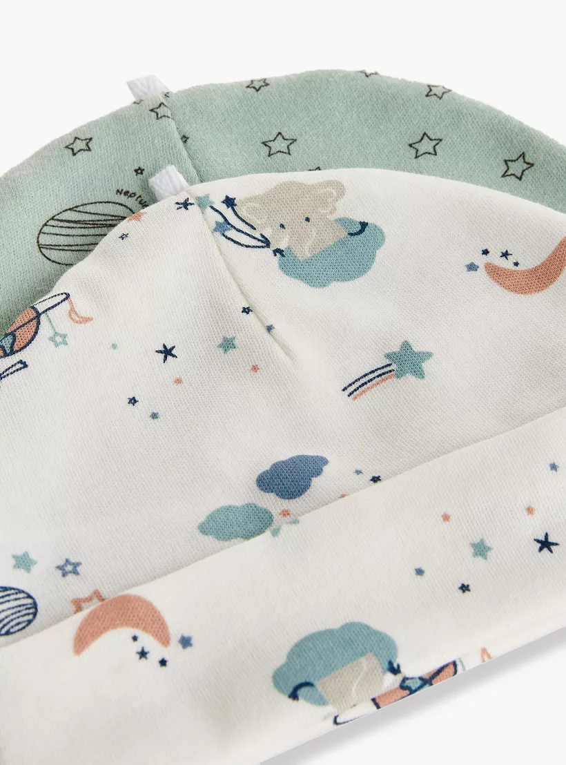 Juniors Printed Caps - Set of 2-2