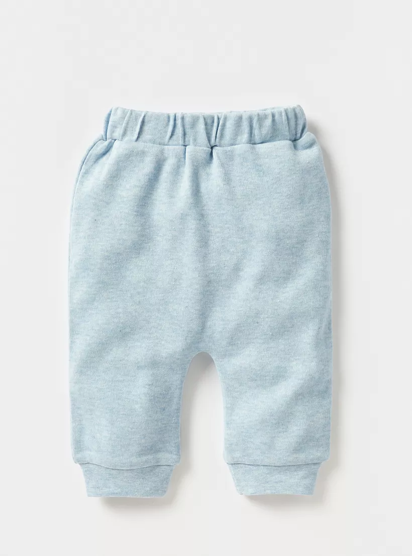 Juniors Printed Joggers with Elasticised Waistband - Set of 3-2