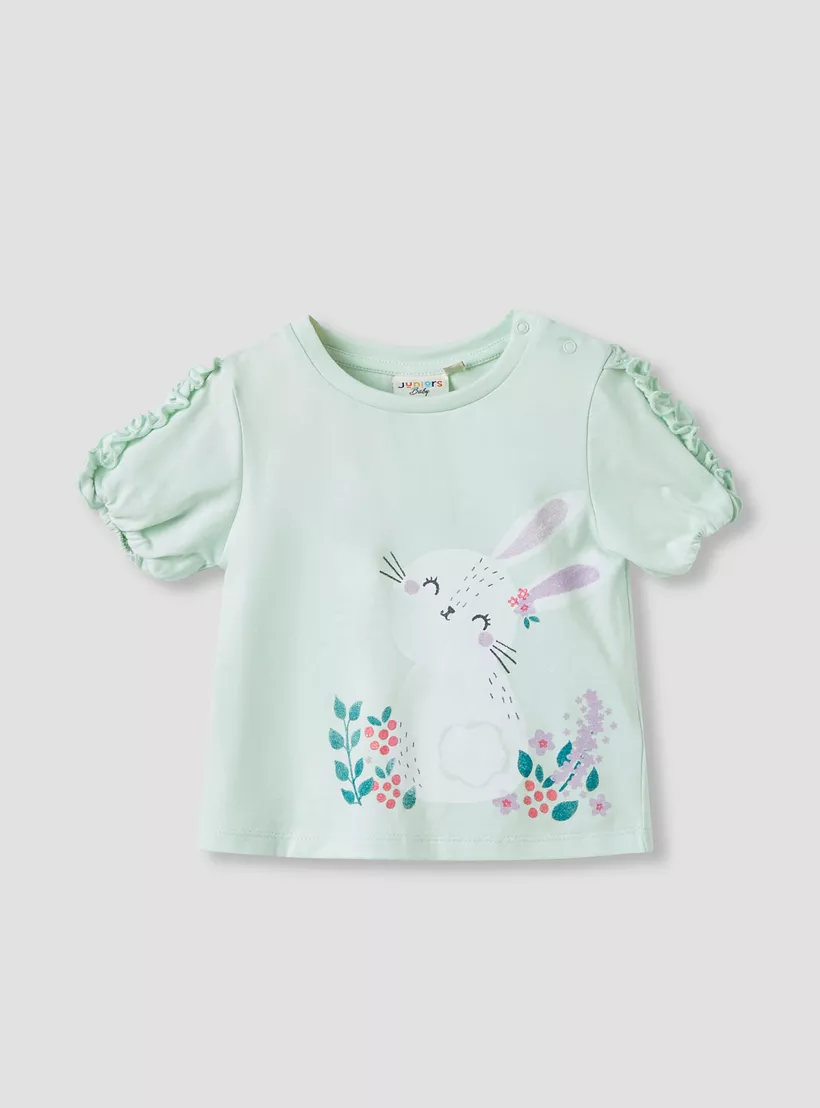 Juniors Printed T-shirt with Short Sleeves - Set of 2-2