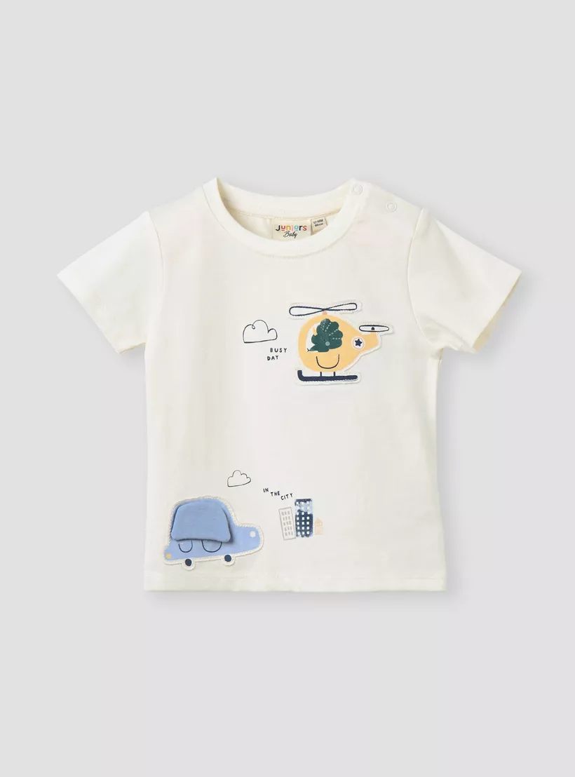 Juniors Printed T-shirt with Short Sleeves - Set of 3-3