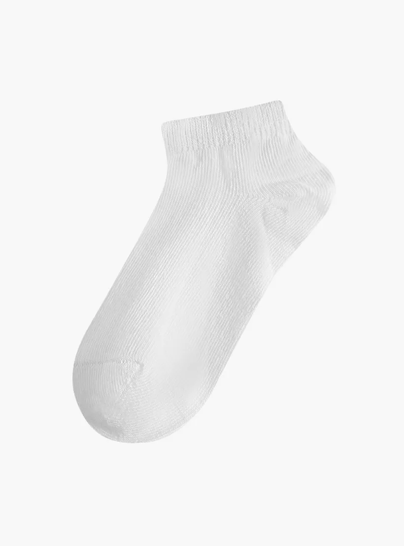 Juniors Solid Ankle Length Socks - Set of 4-2