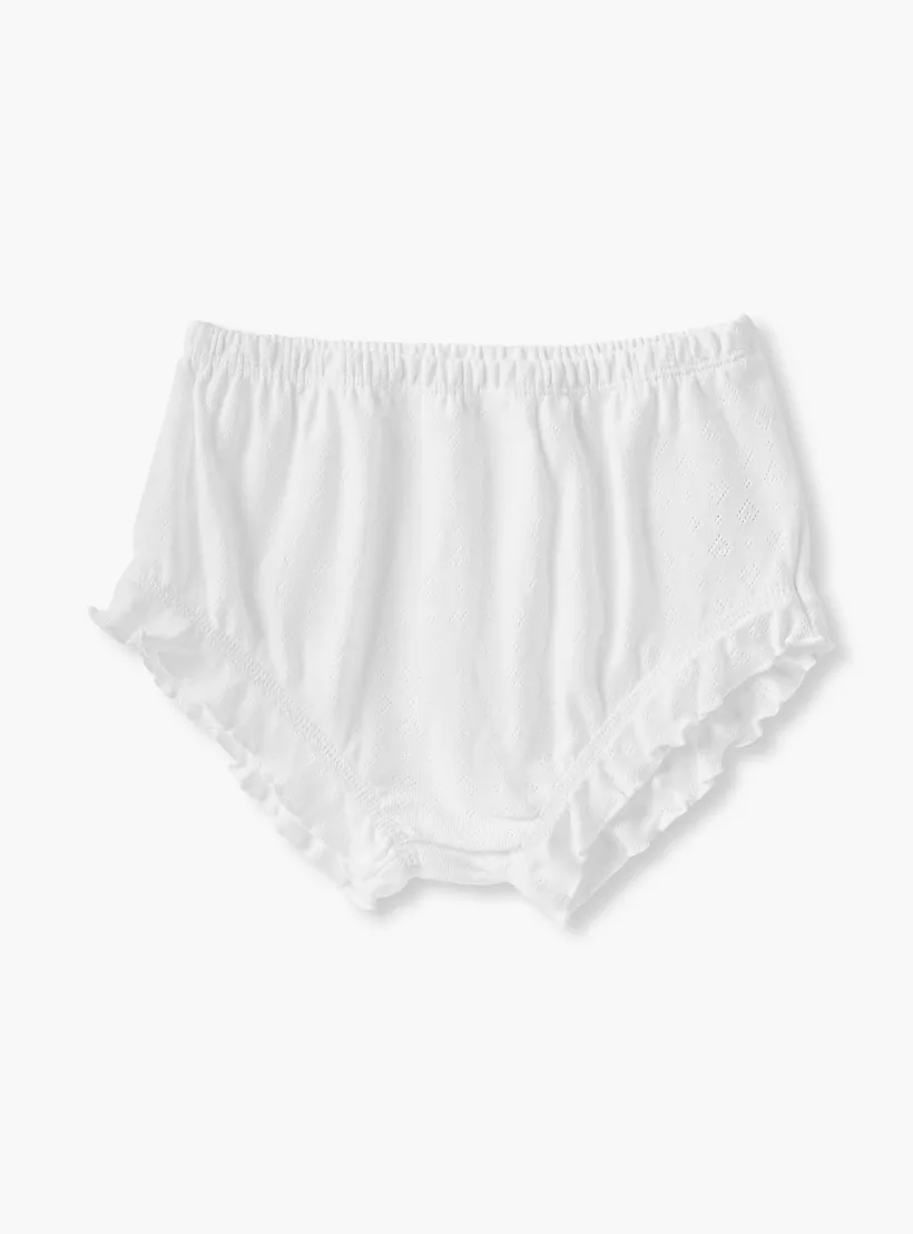 Juniors Solid Bloomer Briefs with Elasticised Waistband - Set of 2-2