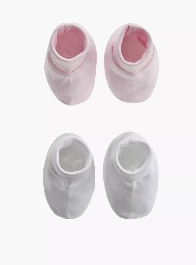 Juniors Solid Booties - Set of 2-2