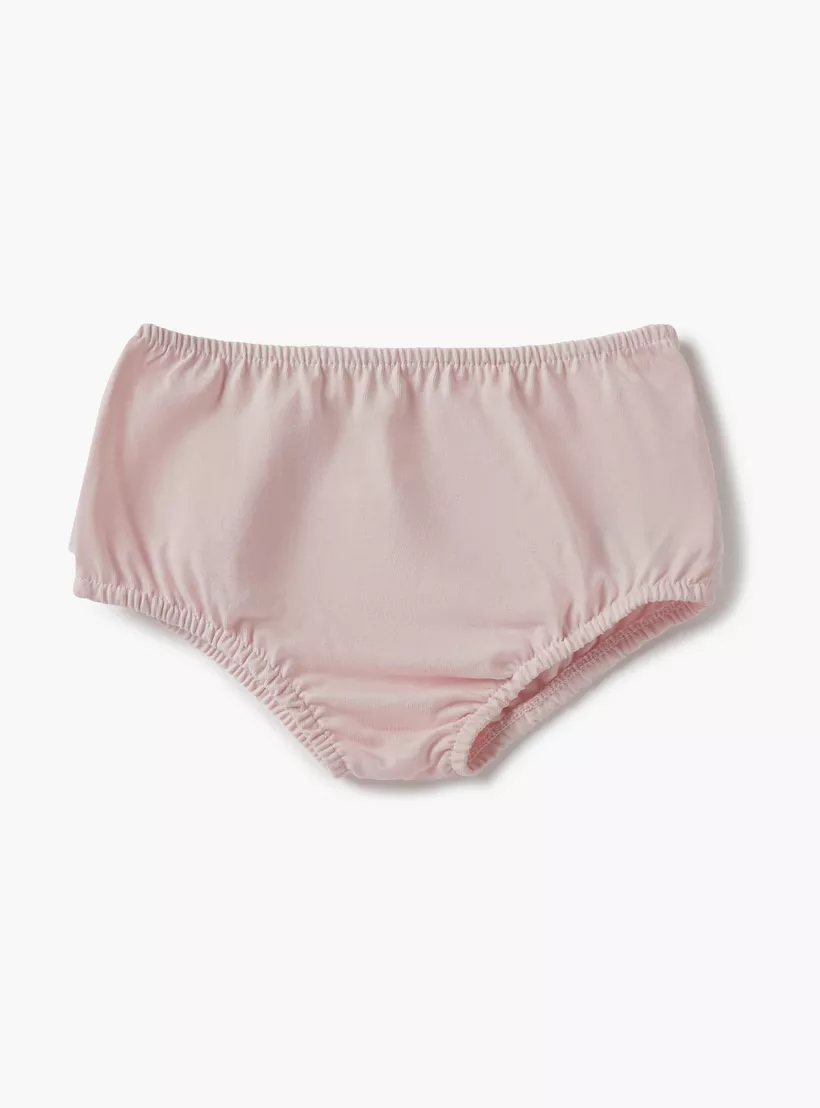 Juniors Solid Briefs with Lace Detail - Set of 3-2