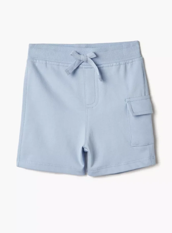 Juniors Solid Shorts with Drawstring Closure and Pocket-1