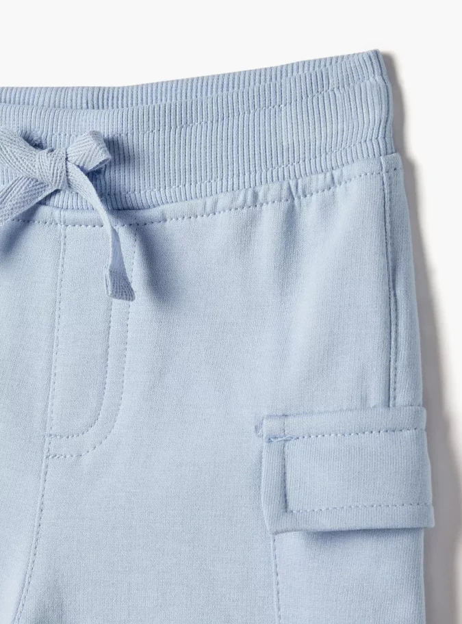 Juniors Solid Shorts with Drawstring Closure and Pocket-3