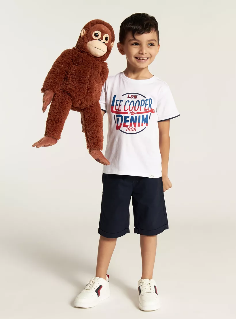 Juniors Solid Shorts with Drawstring Closure and Pockets -2