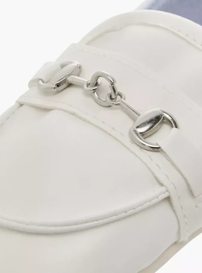 Juniors Solid Slip-On Booties with Metal Accent - Set of 2-4